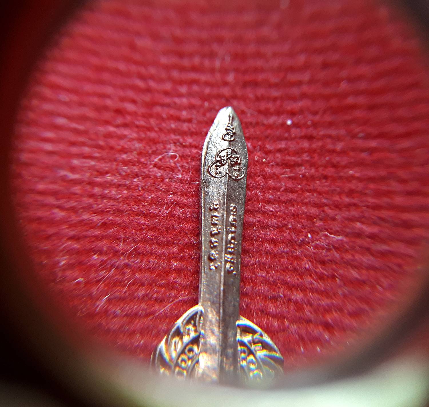 พระขรรค์ จักราวุธกำราบมาร มหาสะท้อน (ขนาดเล็ก) เนื้อทองแดงรวมมหาชนวน ปี2559