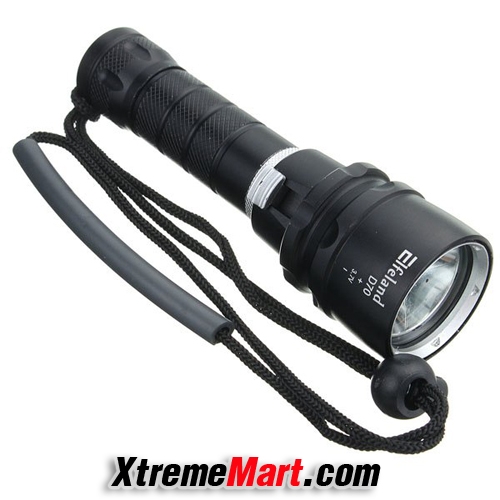ไฟฉายดำน้ำ ElfeLand D70 2000LM Scuba Driving LED Flashligh แสงสีขาว ระบบ Magnetic Switch 1 โหมด