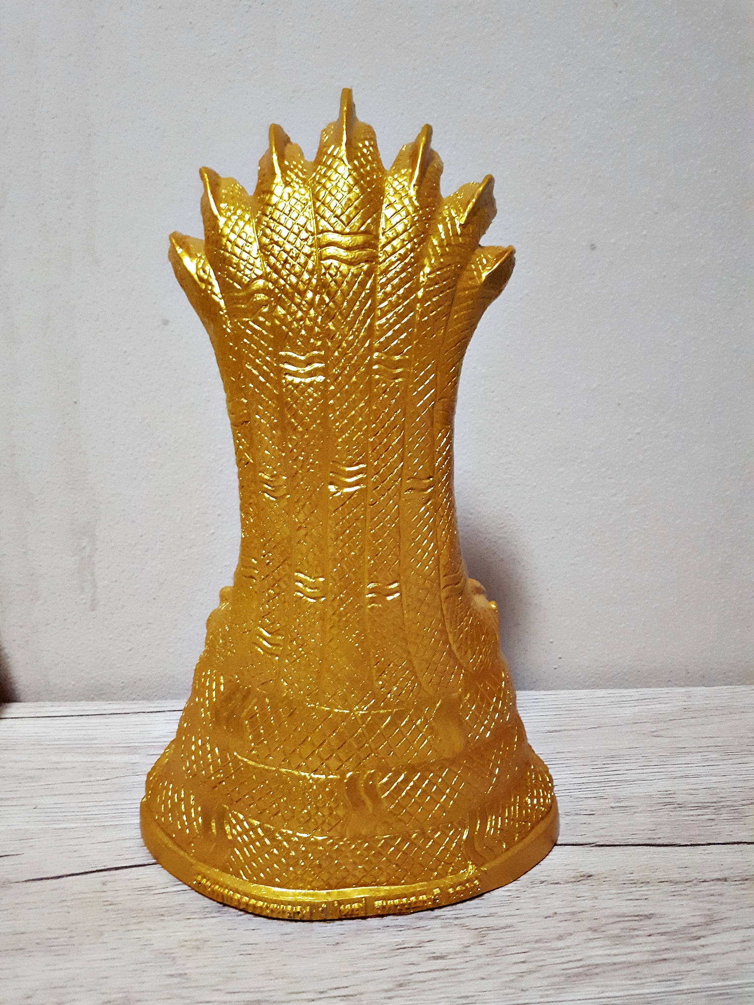 หลวงพ่อเจ็ดกษัตริย์ เนื้อเรซิ่น ลงสีทอง (ขนาดบูชา หน้าตัก 5 นิ้ว)