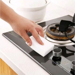 ฟองน้ำมหัศจรรย์แพค3ชิ้น Magic Nano Spongeฟองน้ำนาโนอเนกประสงค์เช็ดคราบสกปรกคราบมันใช้แค่น้ำเปล่า