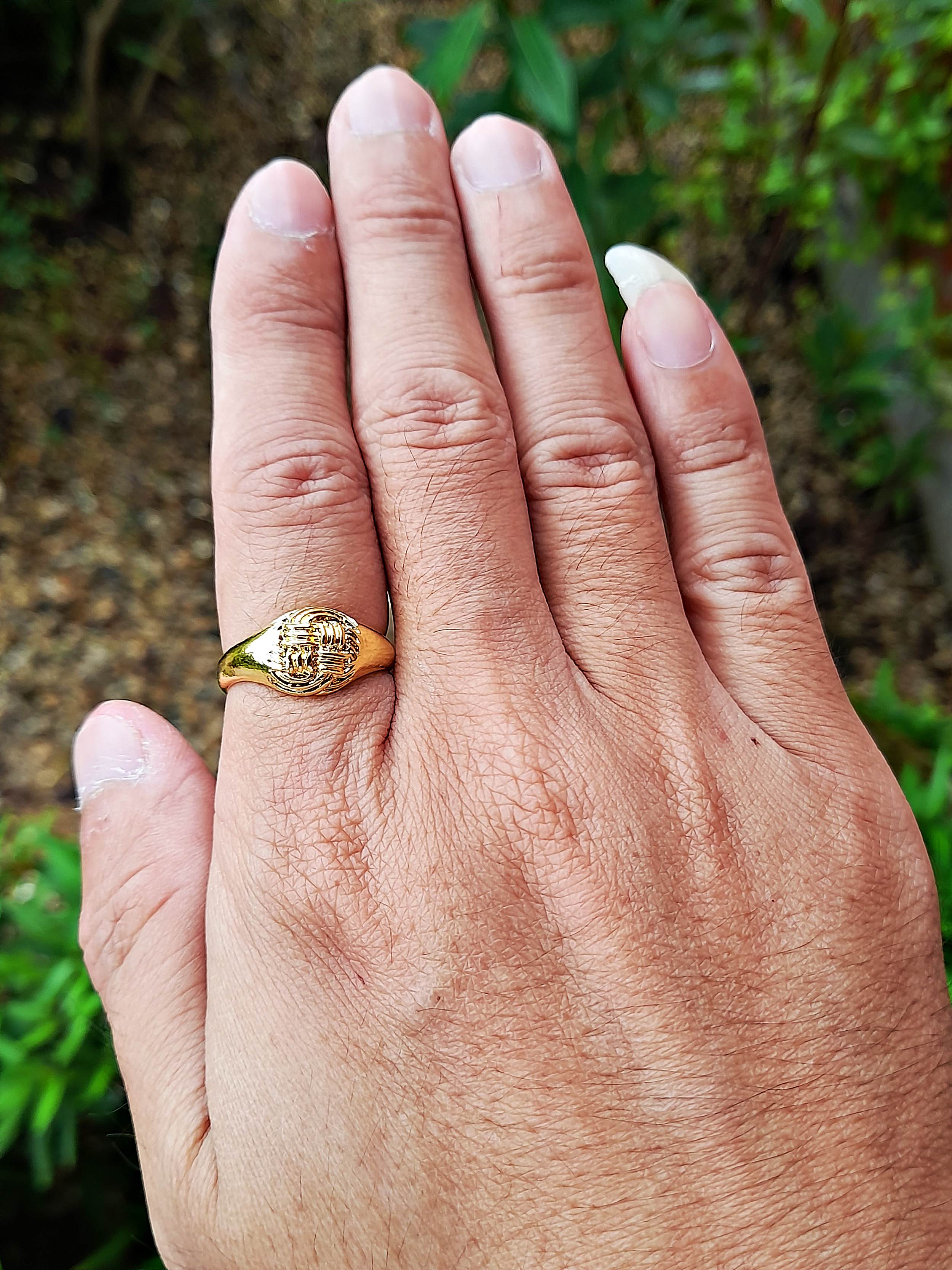 แหวนพิรอด เนื้อทองเหลืองชนวน ชุบทอง ปี2565 #รับประกันแท้