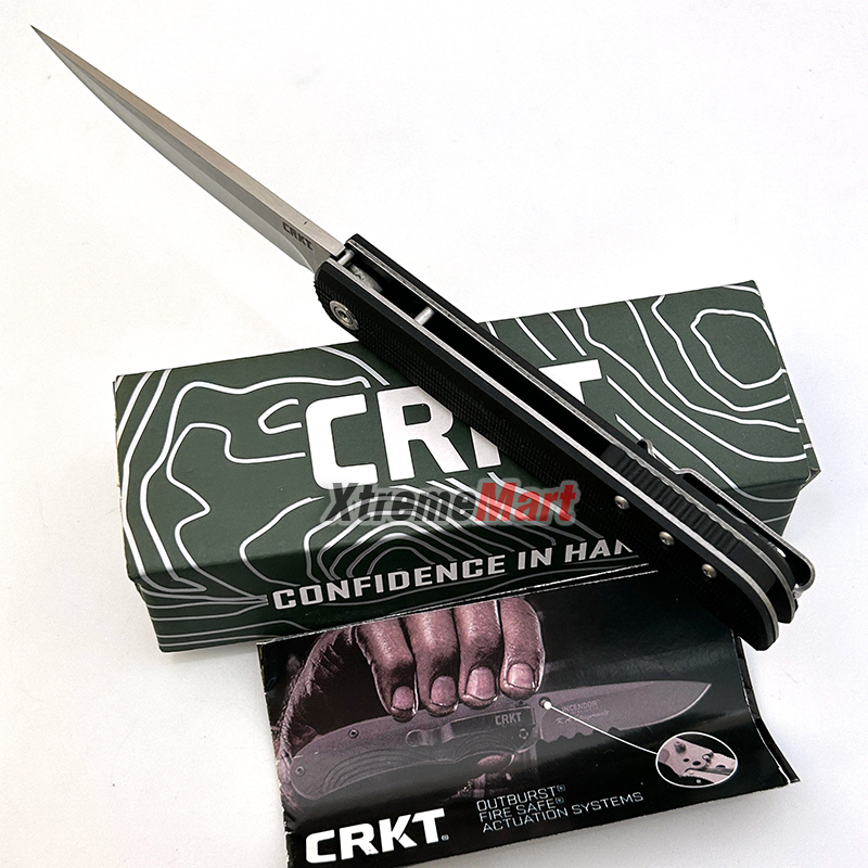 มีดพับ CRKT รุ่น 3810 Plain Blade Folding Pocket Knife ด้ามสีดำ (เล่มละ)