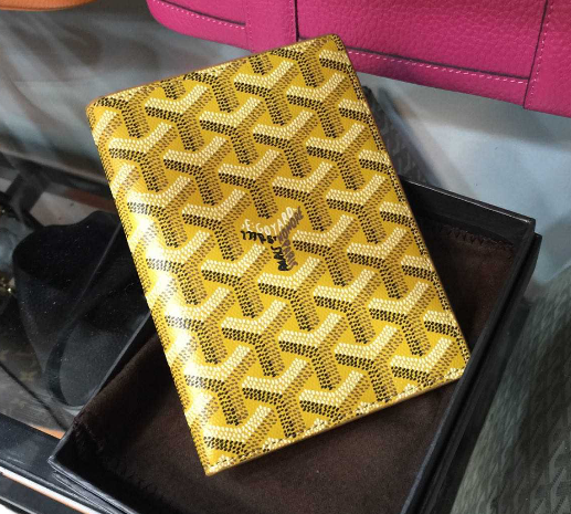 ซองใส่พาสปอร์ต goya passport cover สีเหลือง