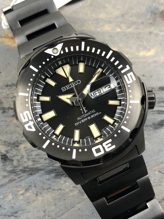 Karnvera Shop นาฬิกาข้อมือผู้ชาย Seiko Men's Prospex Monster Automatic Diver's Watch - SRPD29K1