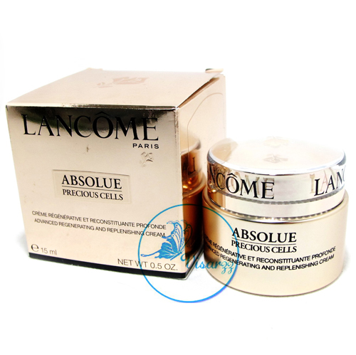 (Tester สุดคุ้ม) Lancome Absolue Precious Cells Advanced Regenerating and Replenishing Cream 15 mL สุดยอดครีมบำรุงผิวยามเช้า ช่วยลดเลือนทุกริ้วรอย