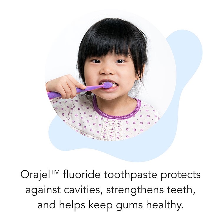 ยาสีฟันผสมฟลูออไรด์สำหรับเด็ก Orajel Kids Paw Patrol Anti-Cavity Fluoride Toothpaste