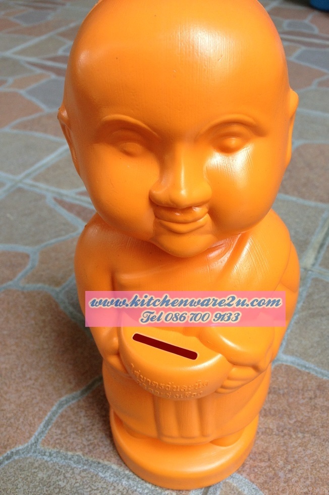P09523 ออมสินเณรยืน ขายยกลัง ราคาส่งต่อ 10 โหล: 120 ชุด:เฉลี่ย 19 บ/ชุด