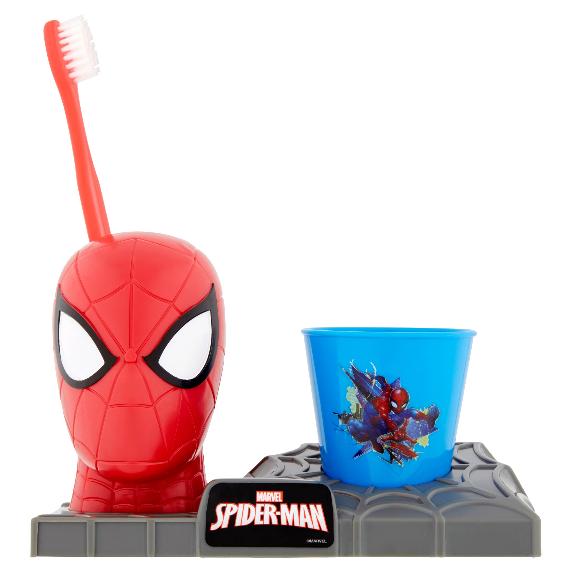 ชุดอุปกรณ์แปรงสีฟันสำหรับเด็ก GBG Spider-Man Smile Set