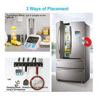 นาฬิกาจับเวลาตั้งเวลาทำอาหารDigital kitchen timer นาฬิกานับถอยหลังอเนกประสงค์