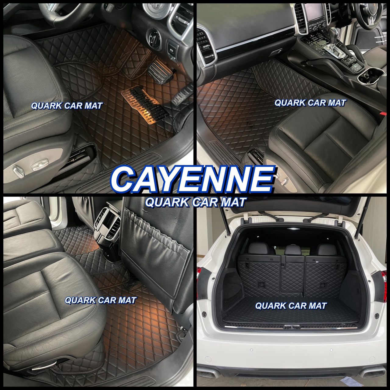 พรม6D พรีเมี่ยม PORSCHE CAYENNE 2018-2021รุ่นหนา แท้ ตรงรุ่น เข้ารูป พรมรถยนต์ ฟรีแถม3อย่าง