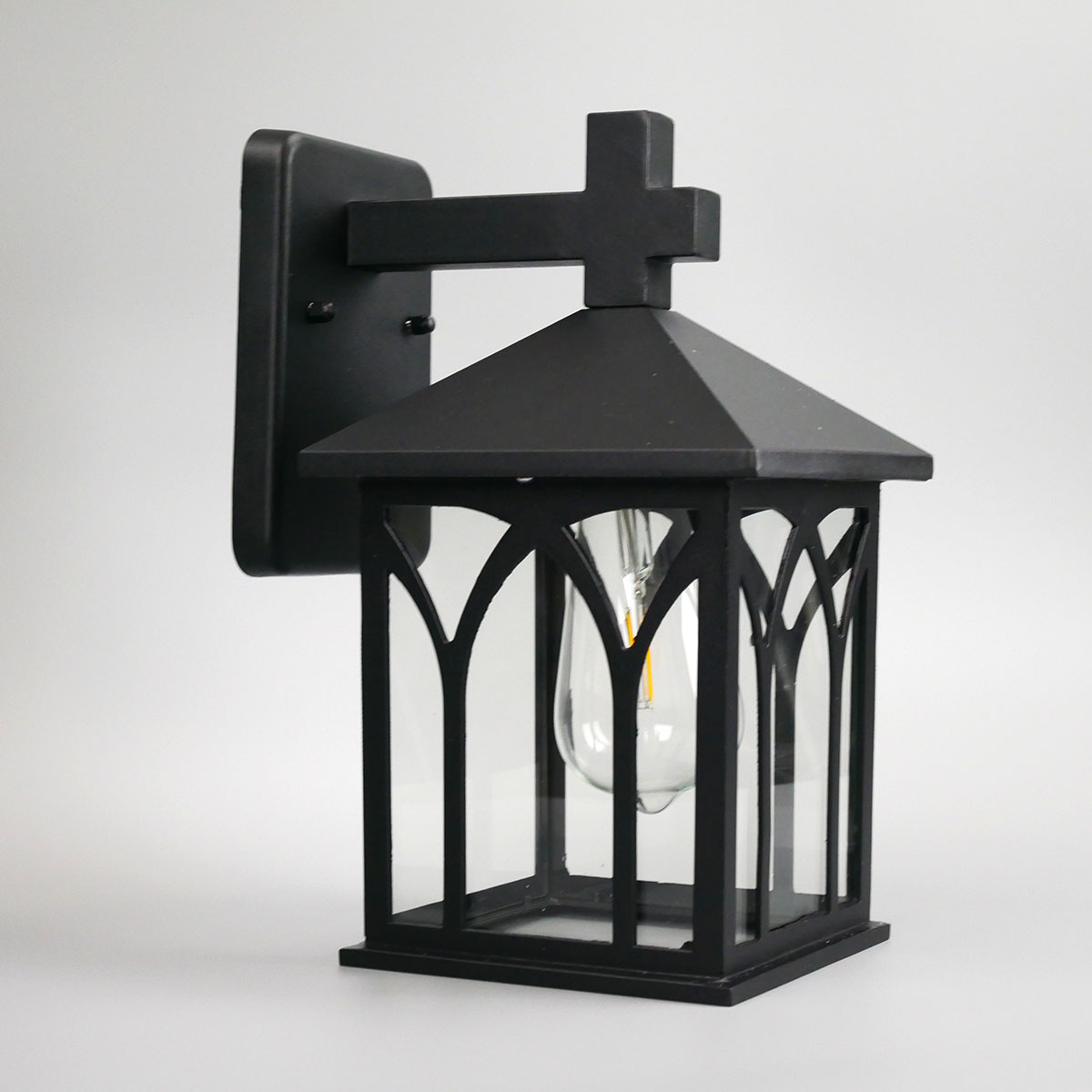 โคมไฟติดผนัง Continental สีดำ [ST-3608]