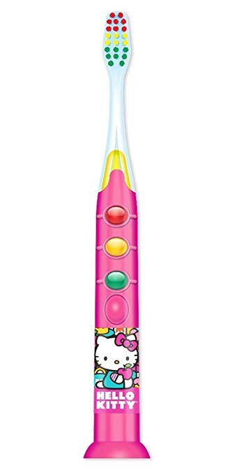 แปรงสีฟันพร้อมแสงไฟบอกเวลา FireFly Hello Kitty READY GO BRUSH Lightup Timer Toothbrush