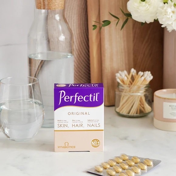 วิตามินบำรุงผิว เส้นผม และเล็บ Vitabiotics Perfectil Original Skin, Hair, Nail