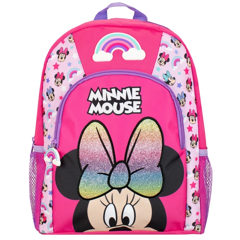 กระเป๋าเป้สะพายหลังสำหรับเด็ก Character UK Disney Minnie Mouse Rainbow Backpack