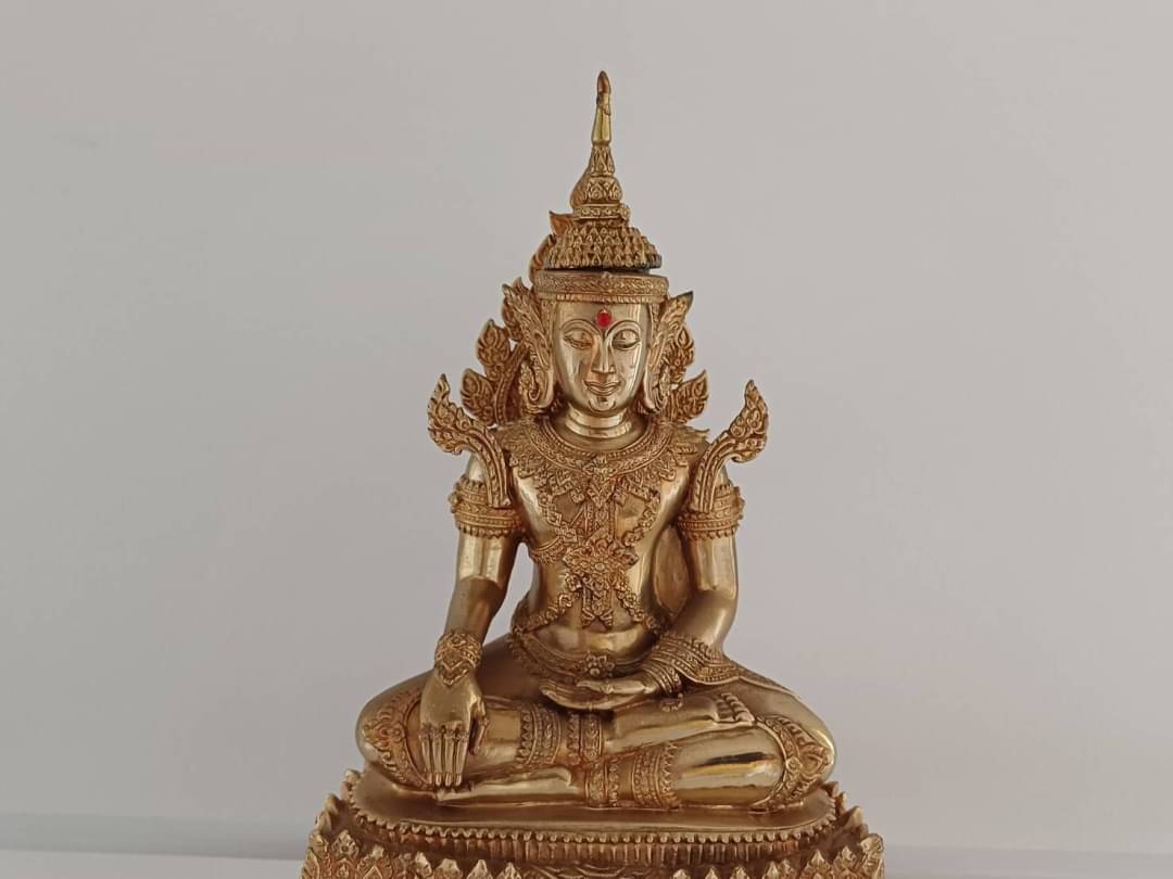 รูปหล่อสมเด็จองค์ ปฐม เนื้อทองเหลือง ปี2559 #รับประกันแท้ วัดเขาวงศ์ถ้ำนารายณ์ จ.สระบุรี - หลวงตาวัชรชัย