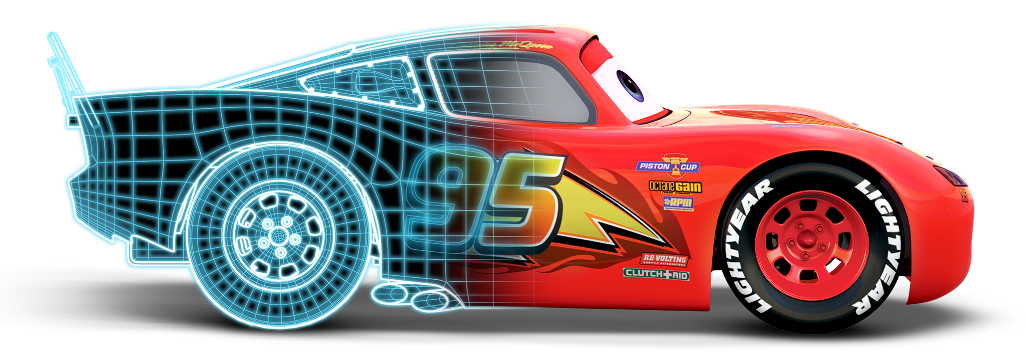 รถบังคับแบบไร้รีโมทสุดเจ๋ง Disney Lightning McQueen Tech Touch Vehicle