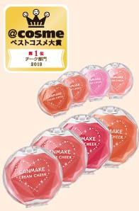 Canmake Cream Cheek #14 Apple Cream Red บรันออนเนื้อครีมสีสตรอเบอรี่ ให้พวงแก้มสาวๆ สดใสน่ารักขึ้น ดูอ่อนเยาว์ขึ้นค่ะ