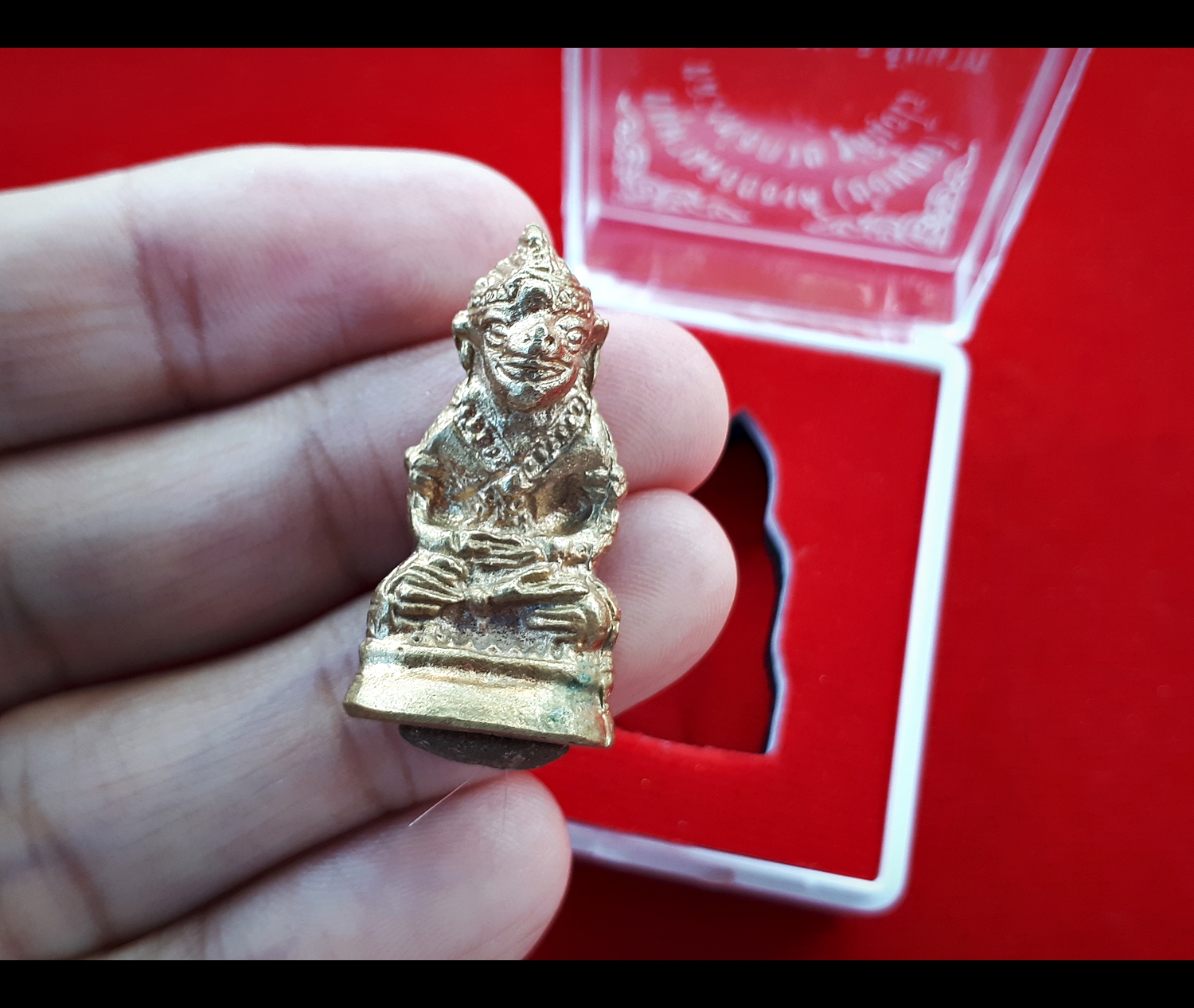 หนุมาน หลวงพ่อกวย วัดโฆสิตาราม(วัดบ้านแค) (ย้อนยุค ฐานอุดเส้นผมเกศาของหลวงพ่อกวย) มนต์พระกาฬ ชินบัญชร(วิชามหาสะท้อน) ปี2559 #รับประกันแท้ - (หลวงปู่เกลี้ยง วัดเนินสุทธาวาส อฐิษฐานจิตปลุกเสกเดี่ยวเพิ่มเติมให้)