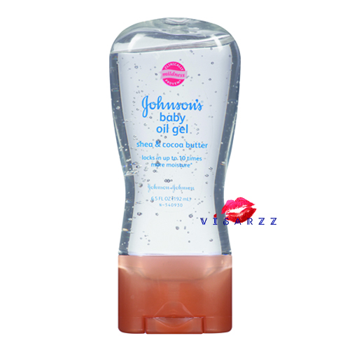 (ฝาน้ำตาล) Johnson's Baby Oil Gel with Shea & Cocoa Butter 192mL เบบี้ออยล์ในรูปแบบเนื้อเจลใส อ่อนโยน ใช้ได้ทั้งลูกน้อยและตัวคุณ ช่วยเก็บล็อคความชุ่มชื่นให้แก่ผิวได้ยาวนานเป็นพิเศษ