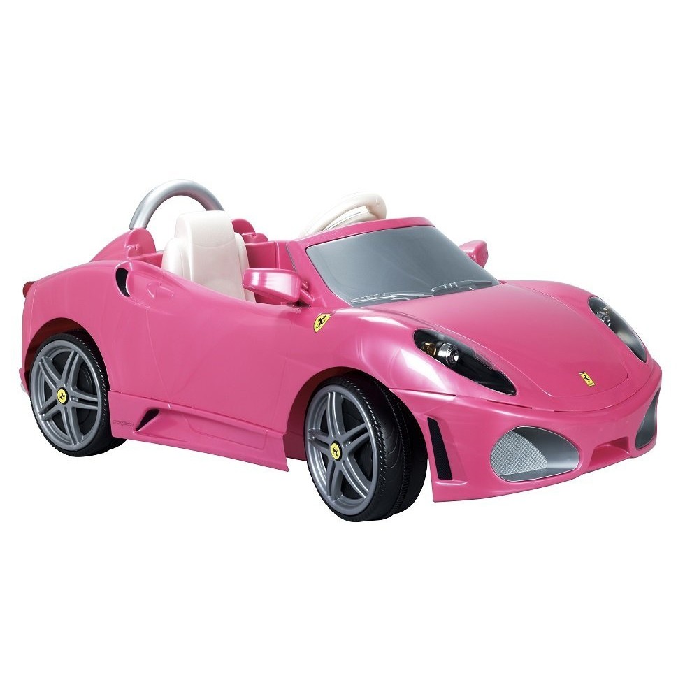 รถแบตเตอรี่สำหรับเด็ก Feber Ferrari F430 6-Volt Battery Powered Ride-On (Pink)