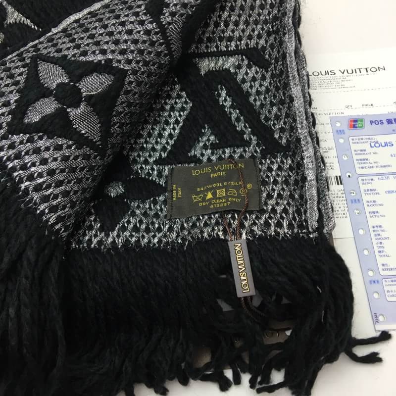 ผ้าพันคอ l ผ้าคลุมไหล่ l สีดำ