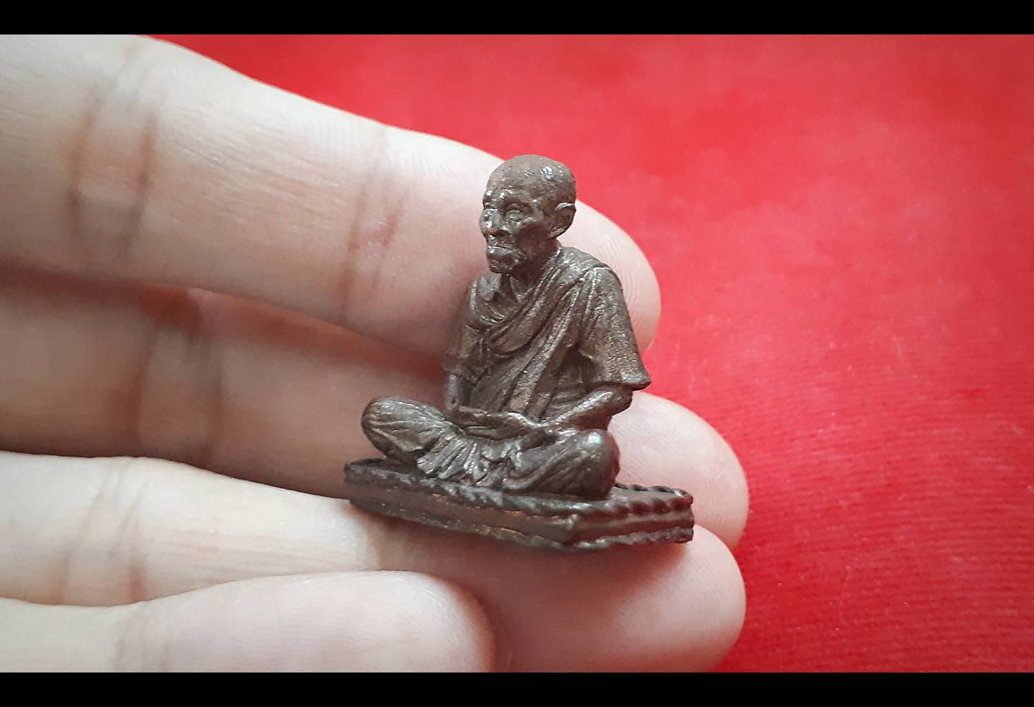 รูปหล่อ รุ่น3 (สร้างในวาระโอกาศ ที่ระลึกครบ100วัน ถึงแก่กรรมละสังขาร) ปี2561 #รับประกันแท้ - อาจารย์ปู่เม่า แย้มทับ