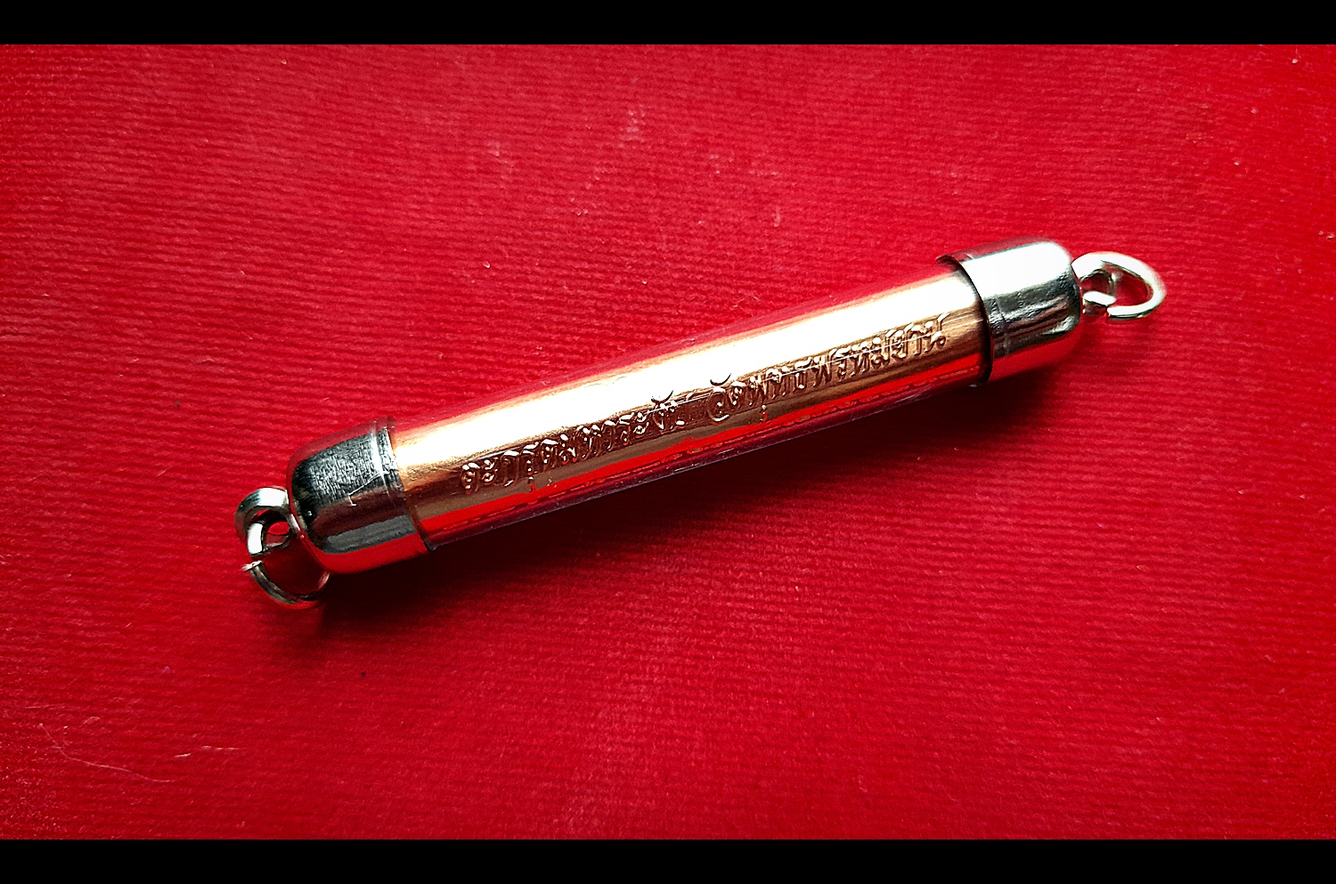 ตะกรุดมหาระงับ รุ่นแรก เนื้อทองแดง ปี2563 #รับประกันแท้