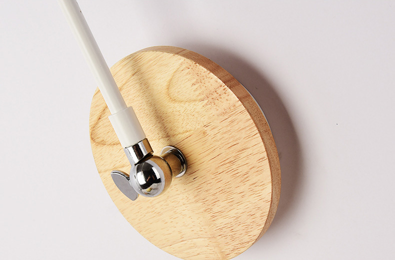 โคมไฟติดผนังติดกำแพงภายในสไตล์โมเดิร์นฐานไม้แขนปรับ 2 Step [WLA-01]