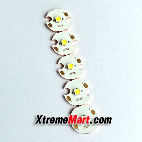 หลอด LED CREE XPL 3535 V5 แสงขาว 6000K 16mm ฐานทองแดง 1100LM High Power LED Lamp(หลอดละ)