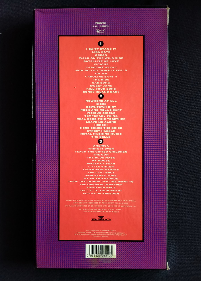 Between Thought and Expression: The Lou Reed Anthology (box set 3 cd)