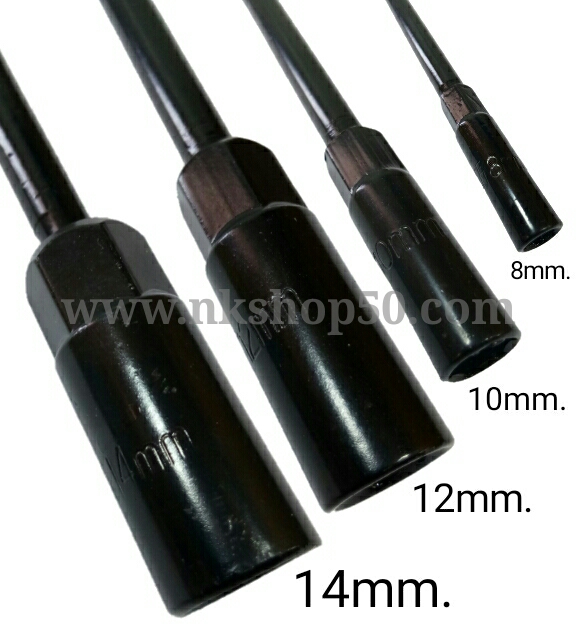 บล๊อคตัวทีขันน๊อตด้ามยาวเคลือบสีดำ