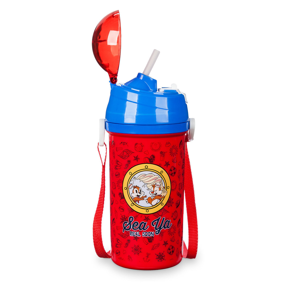 กระติกน้ำแบบหลอดดื่มพร้อมสายสะพาย Disney Canteen for Kids (Mickey Mouse and Friends Disney Cruise Line)