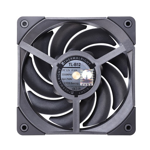 THERMALRIGHT TL-B12 120MM (2150 RPM) 4PIN High Static Pressure FAN - BLACK