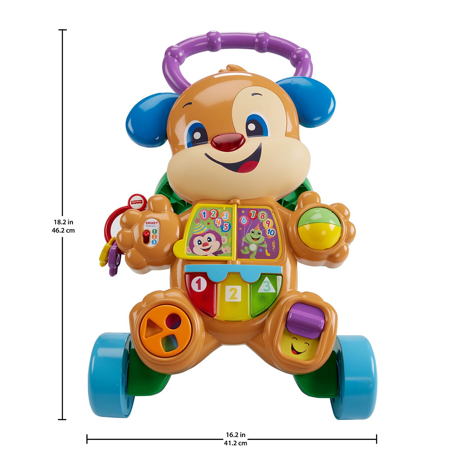 รถผลักเดินเสริมพัฒนาการสำหรับเด็ก Fisher-Price Laugh & Learn Smart Stages Learn with Puppy Walker