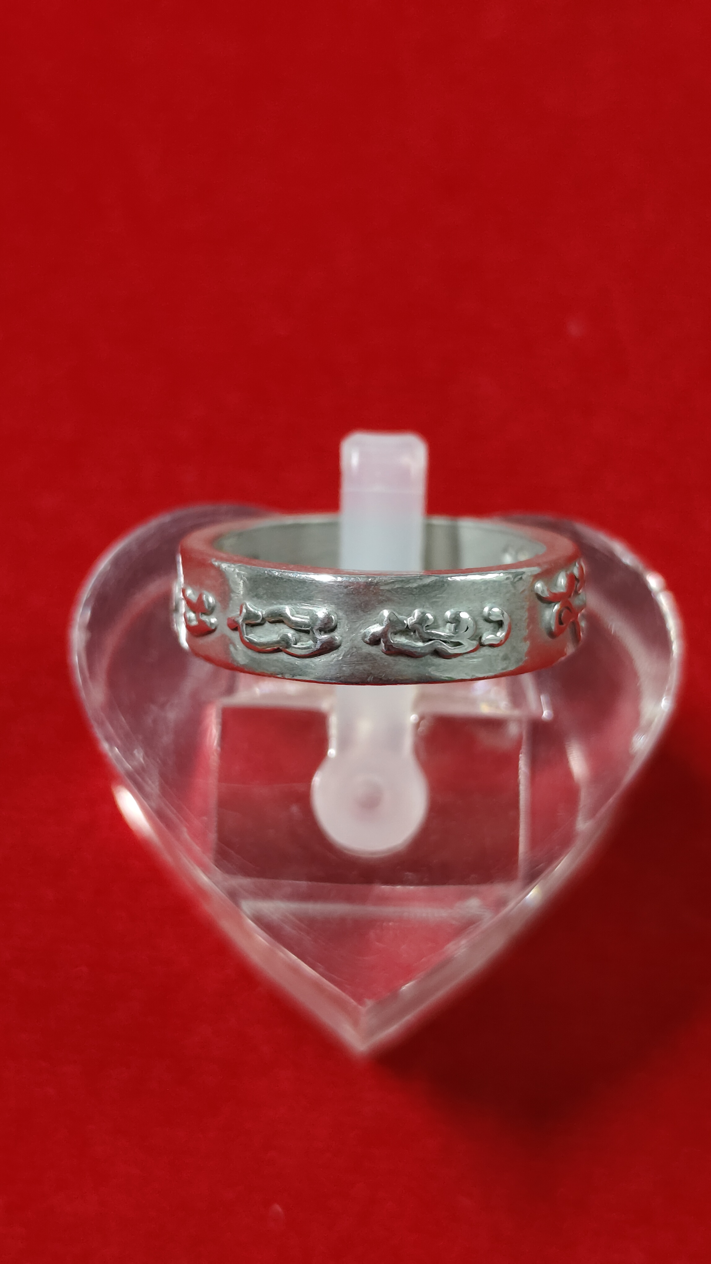 #แหวนแร่เหล็กไหลเงินยวง รหัสR-0052