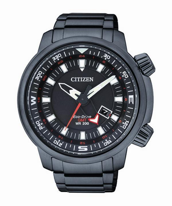 Citizen Eco-Drive Power Reserve GMT 200M BJ7085-50E Men's Watch