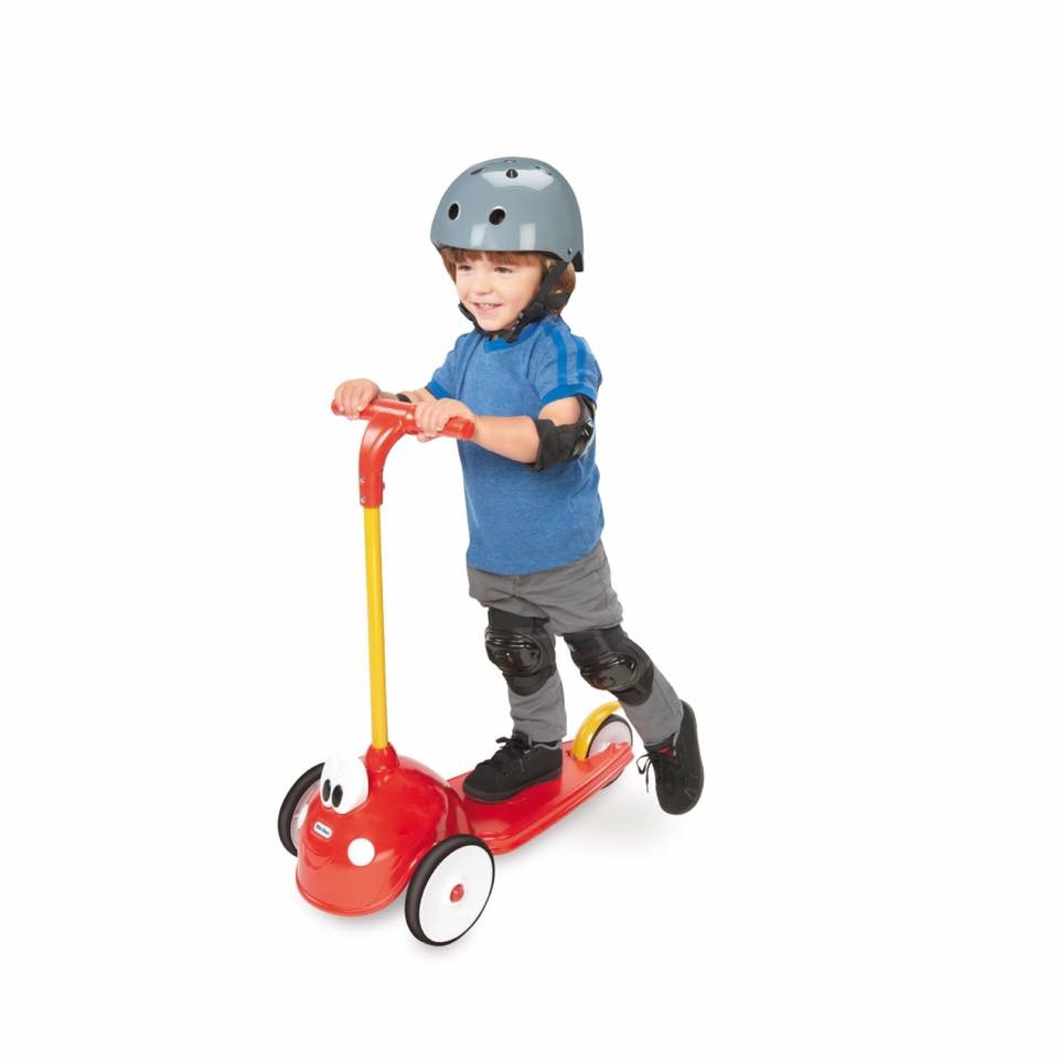 สกู๊ตเตอร์สามล้อขาไถสำหรับเด็กเล็ก Little Tikes Cozy Coupe Scooter