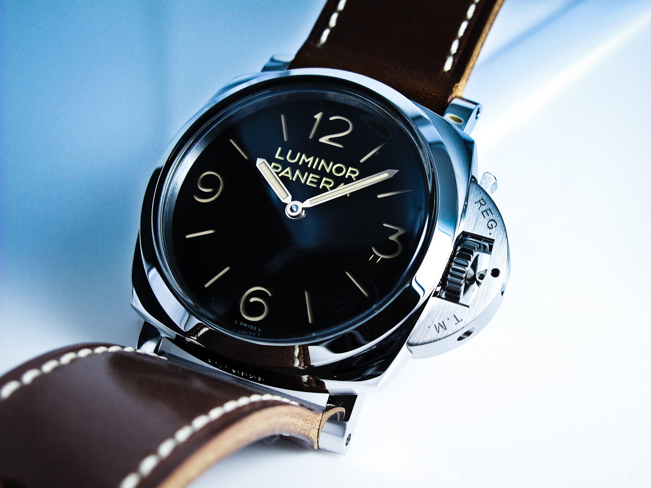 นาฬิกา Panerai Luminor Tuttonero GMT Pam 438 Ceramic PVD สวยขั้นเทพในราคาเบาๆ