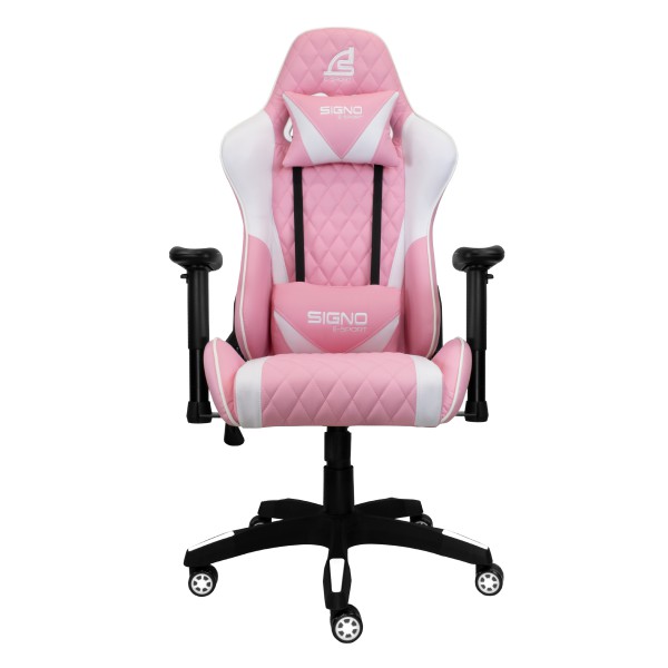 Gaming Chair Signo GC-203 BAROCCO BLACK/RED,GC-203 BAROCCO WHITE/PINK GC203PW #เก้าอี้เกมมิ่ง