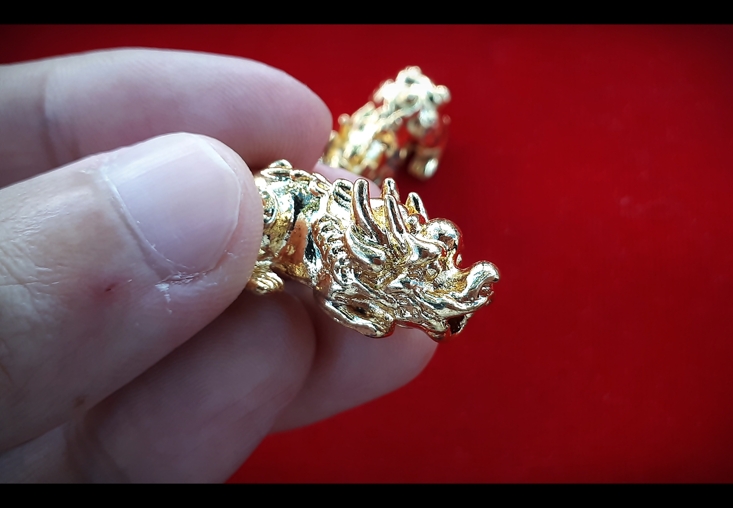 ปีเซียะ เนื้อโลหะทองเหลืองชุบทอง (ขายปลีก ขายส่ง)