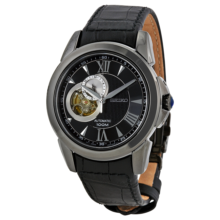 Seiko Men's SSA243 Analog Display Japanese Automatic Black Watch