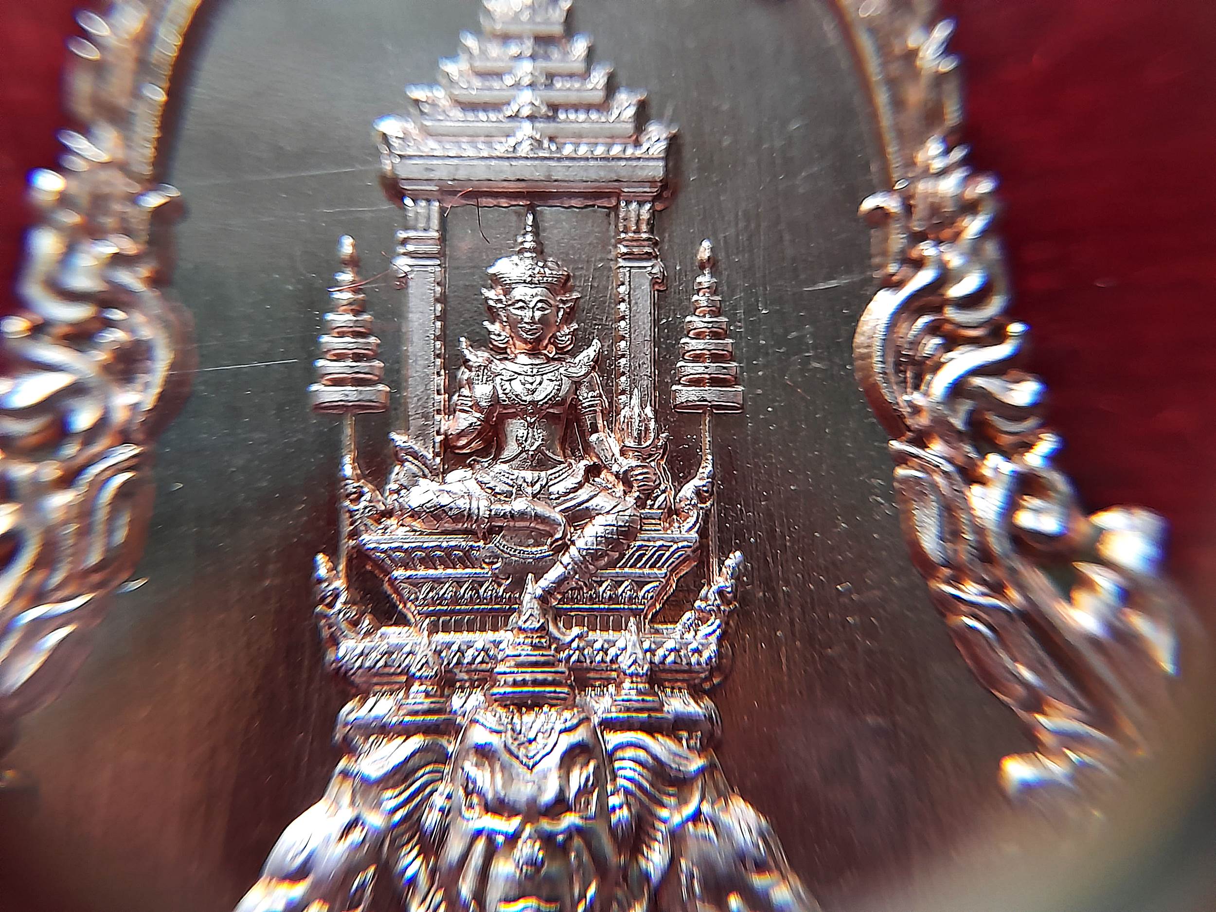 เหรีญพรอัมรินทร์ (พระอินทร์ ประทับ ช้างเอราวัณ) หลัง ครุฑ และ เทพศาสตราอาวุธ เนื้อทองแดง ปี2565 #รับประกันแท้ - พระอาจารย์ชลเทพ(พระอาจารย์เอราวัณ)