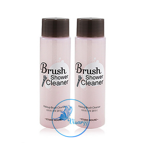 Etude House Brush Shower Cleaner 50 mL น้ำยาล้างแปรงสูตร ให้แปรงสะอาด ขจัดคราบแบคทีเรีย ตัวการหนึ่งของการเกิดสิว