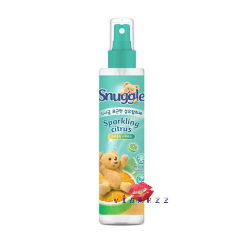 Snuggle Fabric Refresher Sparkling Citrus สเปรย์ผ้าหอมตัวดังจากเกาหลี 150 mL กลิ่นเลม่อนผสมสาม Citrus สดชื่น เหมาะสำหรับฤดูร้อนหรือกลิ่นเปรี้ยวอมหวาน