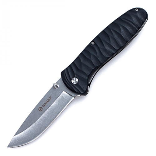 มีดพับ GANZO G6252-BK Folding Knives ใบเรียบ (ด้ามสีดำ)