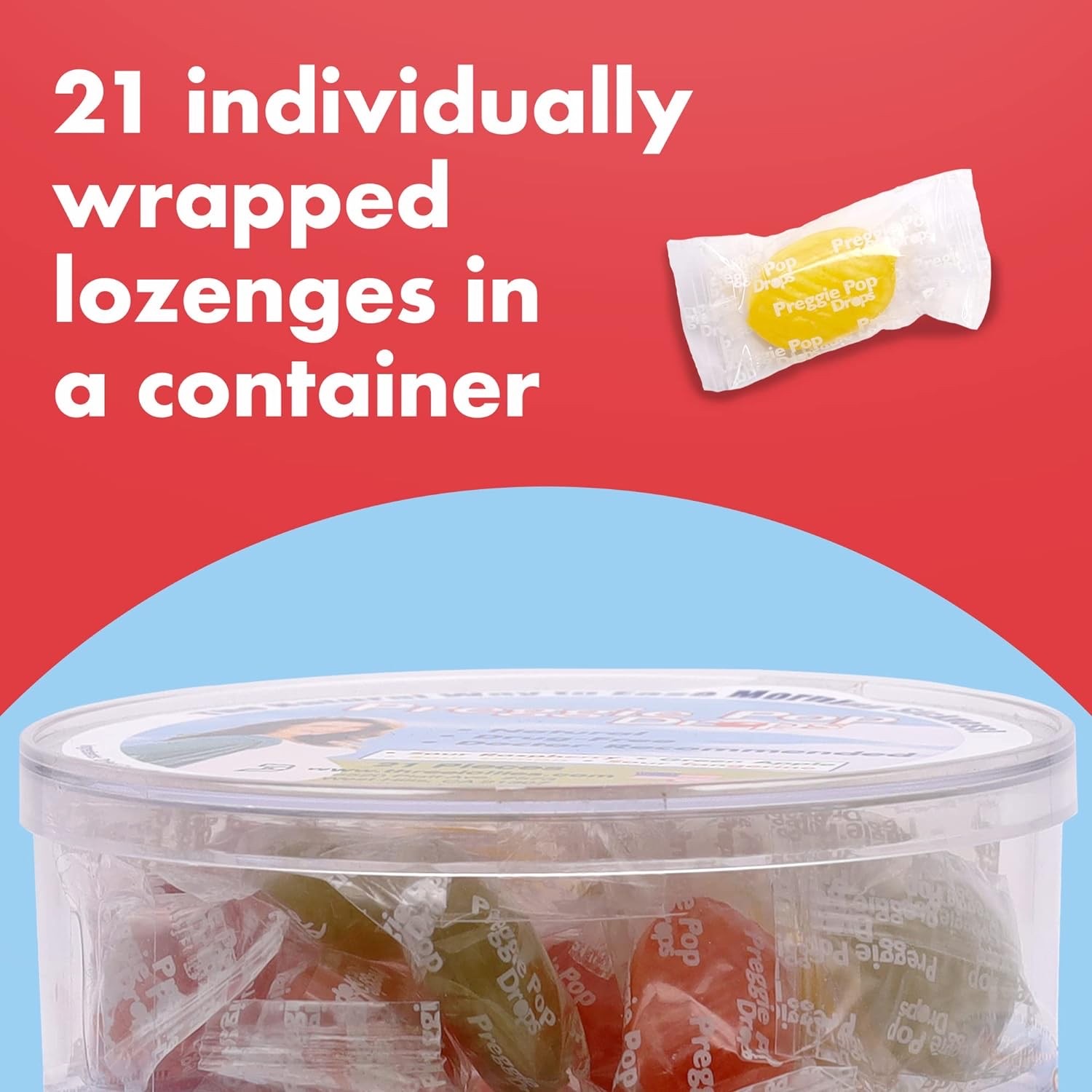 ลูกอมบรรเทาอาการแพ้ท้อง Three Lollies Preggie Pop Drops