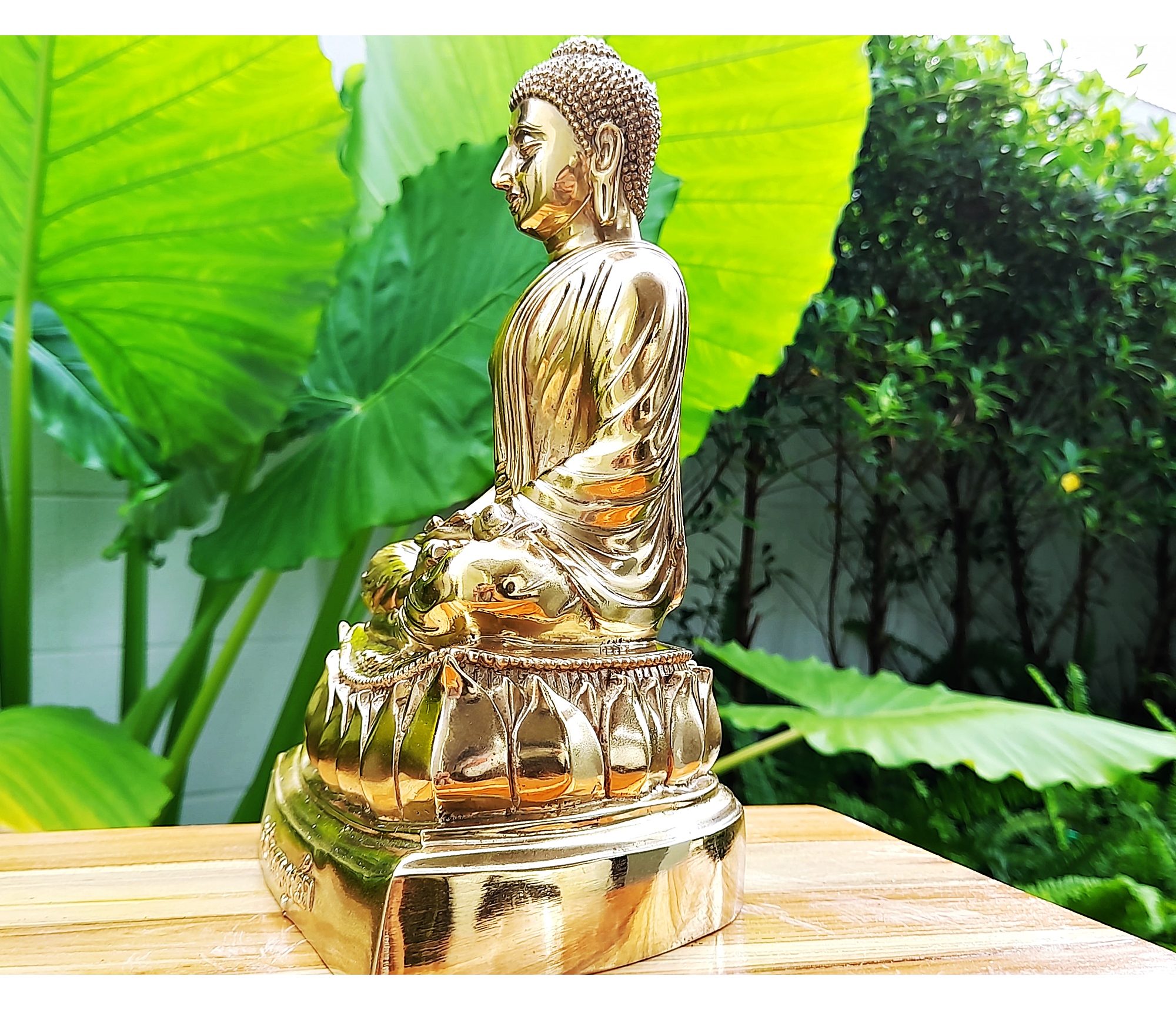 รูปหล่อ พระปัจเจกพุทธเจ้า (ขนาดตั้งบูชา หน้าตัก5นิ้ว ฐาน7นิ้ว สูง9นิ้ว) เนื้อโลหะ(ทองเหลืองผสมเนื้อเงินมหาสะท้อนที่หล่อองค์พระปัจเจกพระพุทธกเจ้าจากองค์จริงต้นฉบับ) ปี2564 #รับประกันแท้ #การันตีแท้ - ปลุกเสกโดย หลวงพ่อเล็ก วัดท่าขนุน