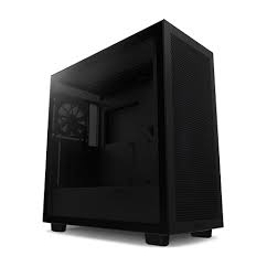 CASE (เคส) NZXT H7 FLOW (MATTE WHITE) (Black) (E-ATX)