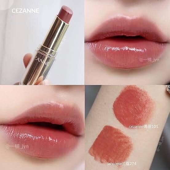 (พร้อมส่ง #BE1) Cezanne Lasting Gross Lip ลิปสติกสุดฮอตที่ทวิตเตอร์รีวิวกันหนักมาก เพราะเริ่ดในทุกมิติทั้งความชุ่มชื้น ลุควาวกำลังดี ทาลื่นกับริมฝีปากและสีสวยมาก ๆ ค่ะ