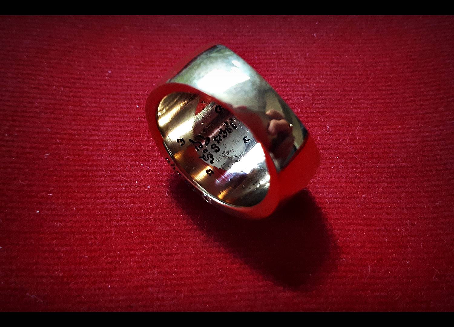 แหวน ดวงตาพญายม (นัยน์ตาพญายม) (ขนาดแหวนเบอร์ 70) เนื้อโลหะชนวน ปี2562 #รับประกันแท้ - หลวงพ่อหนุน วัดพุทธโมกข์